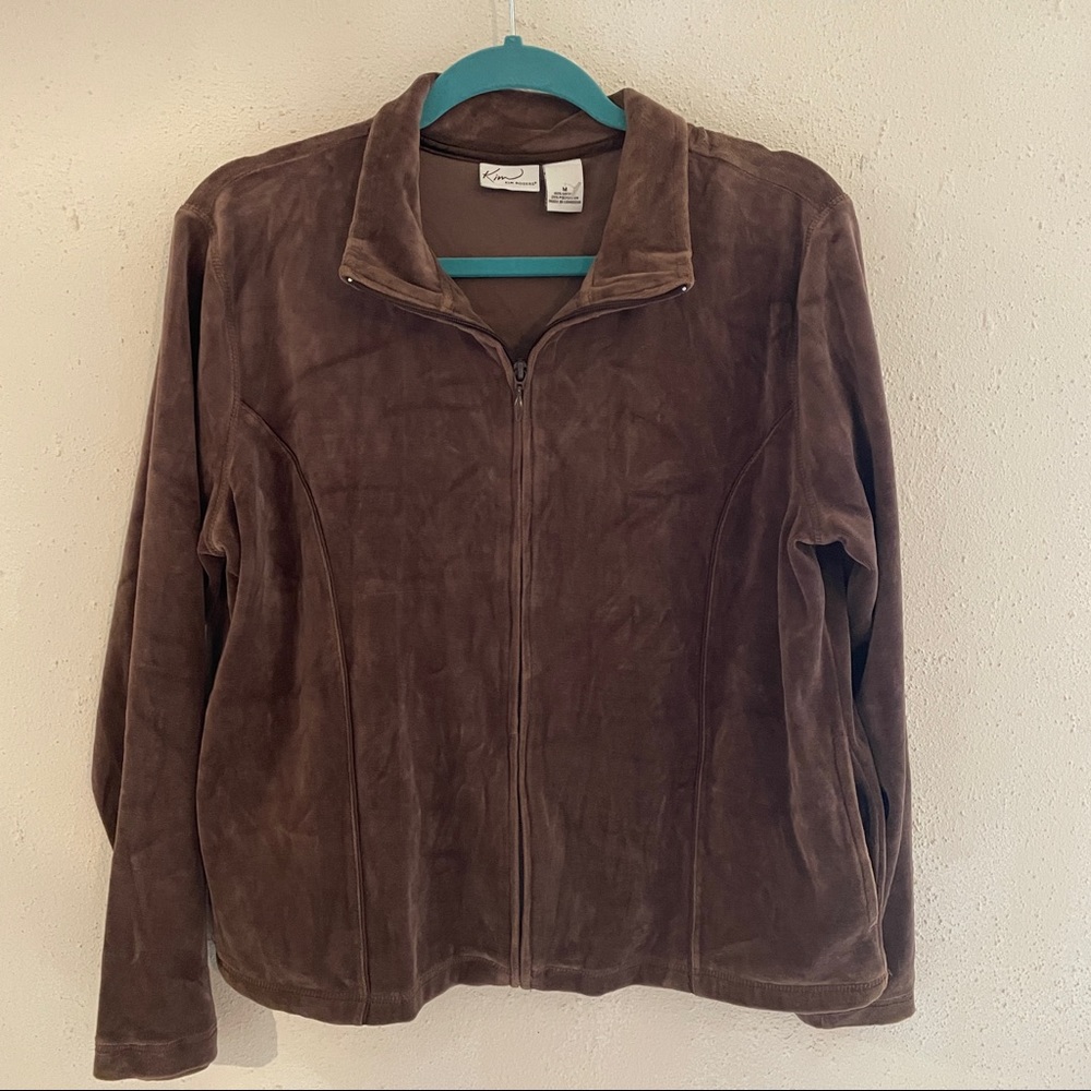 Brown Zip Up